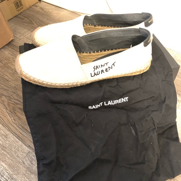 Saint Laurent Canvas Espadrilles 38.5 - Picture 1 of 4